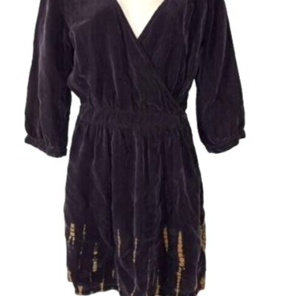 Gypsy 05 Super Soft Cupro Tie Dye Border Dress